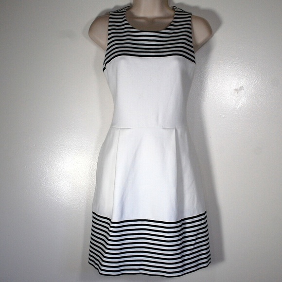 🎉 SALE 🎉 Madewell Verse Dress In Stripe Pockets - Picture 2 of 7